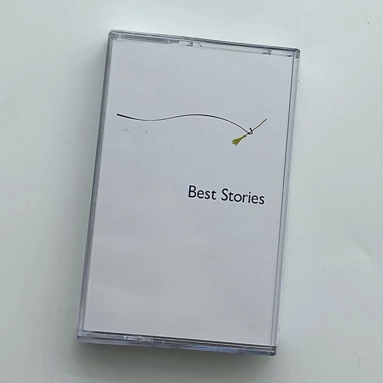 Cassette de musique instrumentale japonaise pour piano, couverture minimaliste blanche, compatible Walkman rétro, morceaux instrumentaux relaxants