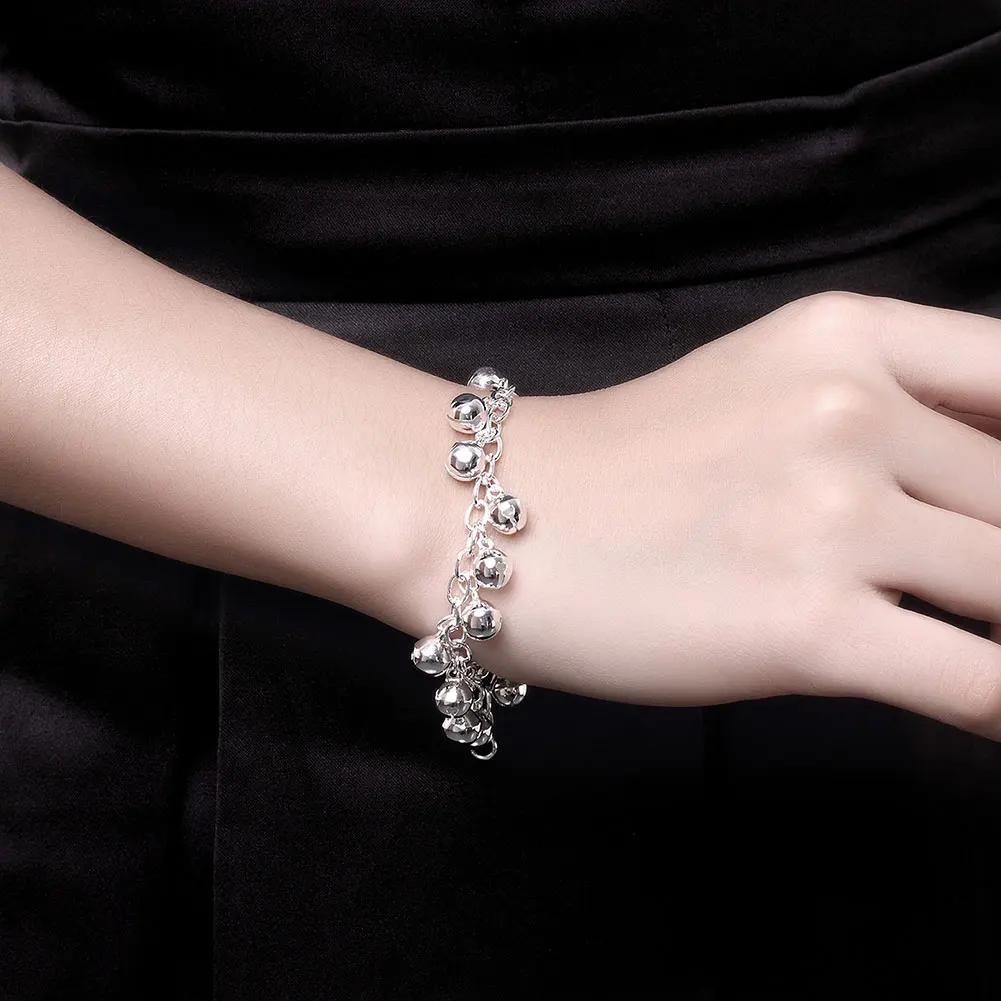 Andara 925 sterling silver bracelet bell exquisite suitable for women fashion wedding party gift jewelry