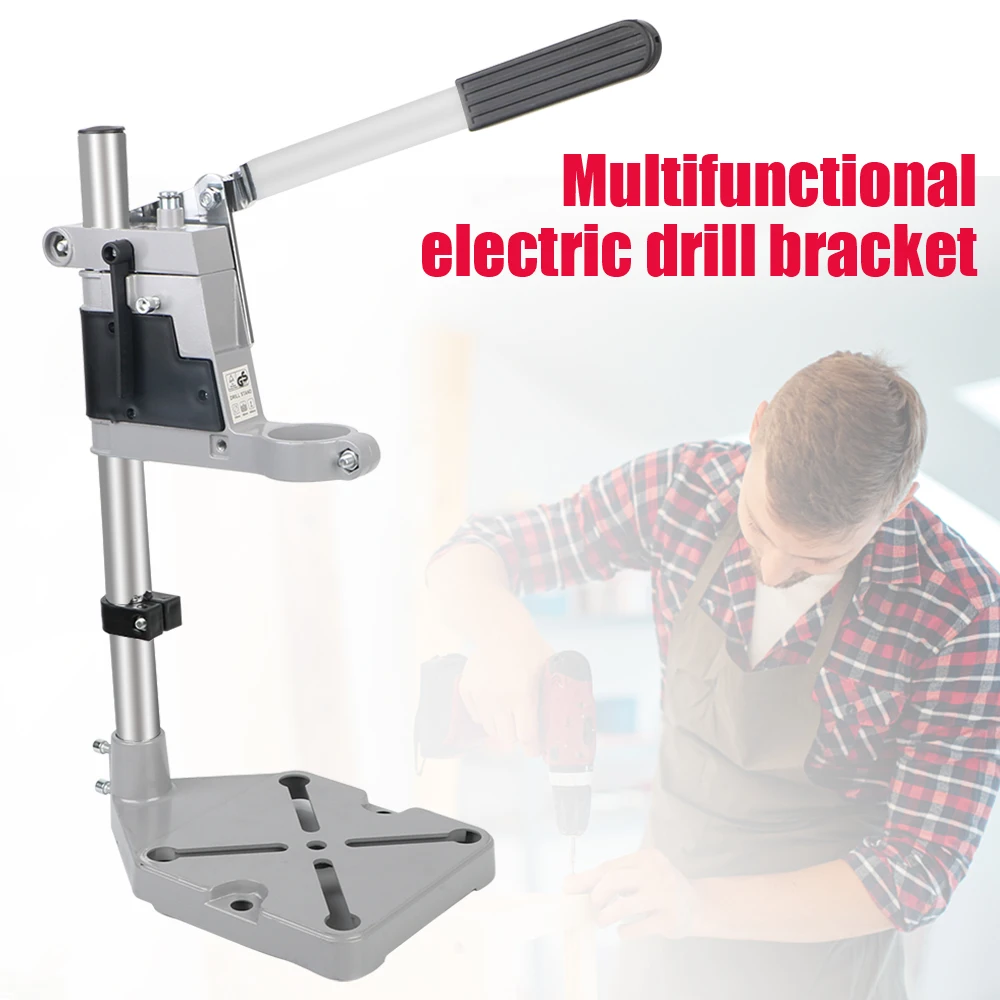 

Bench Drill Stand 400mm For Woodwork Rotary Tool Electric Drill Bracket Drill Holder Power Grinder Accessories Base Frame
