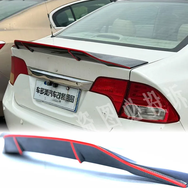 

Honda 8th Civic 2006-2011 Rear Luggage High Quality ABS Material Bright Black Spoiler Tail Fin Body Kit Automotive Parts R Style