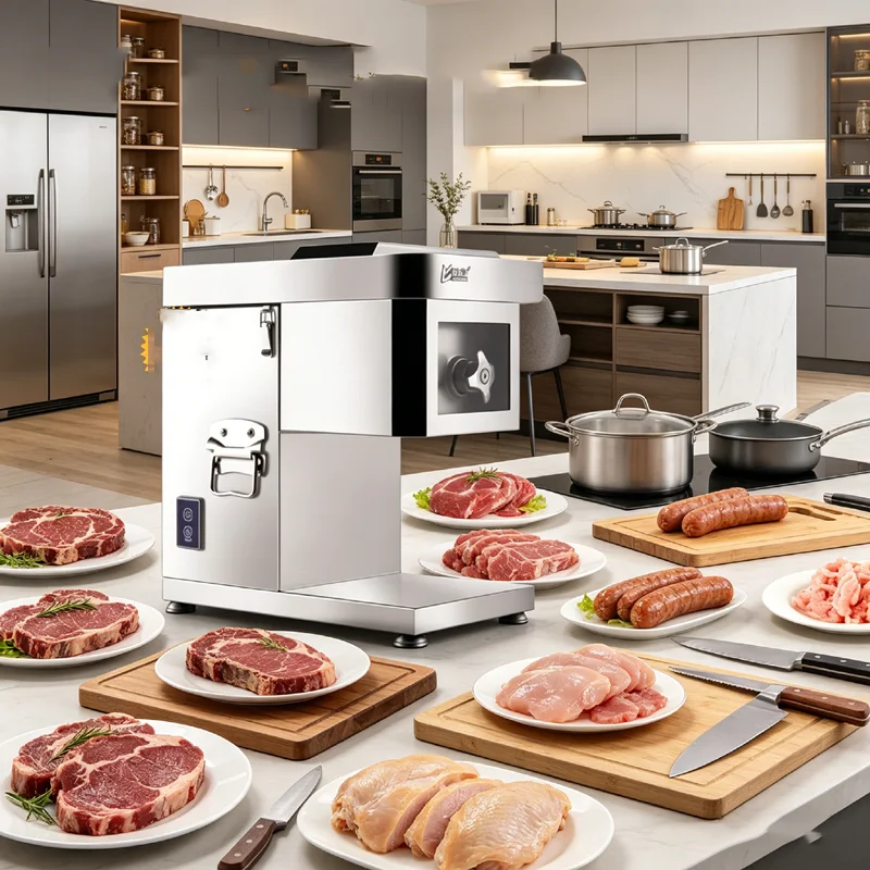 Price Machine Cutting Meat Butcher Beef Machine Pork Meat Cutting   Slicing Machine