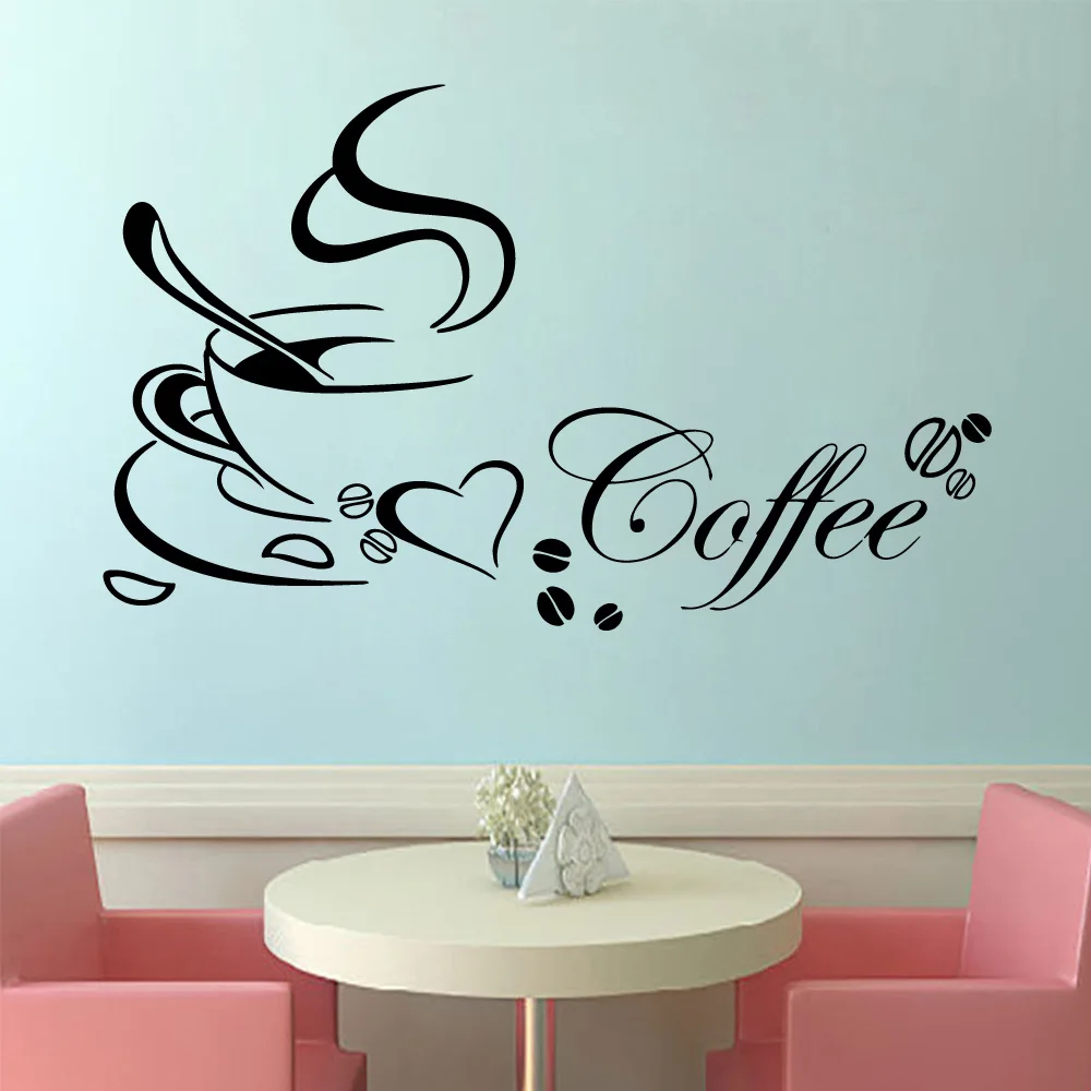 1pc Cartoon Female chef Vinyl Wall Sticker For Kitchen Wall Decor Waterproof Sweet Text Decal For Coffee Shop Wall