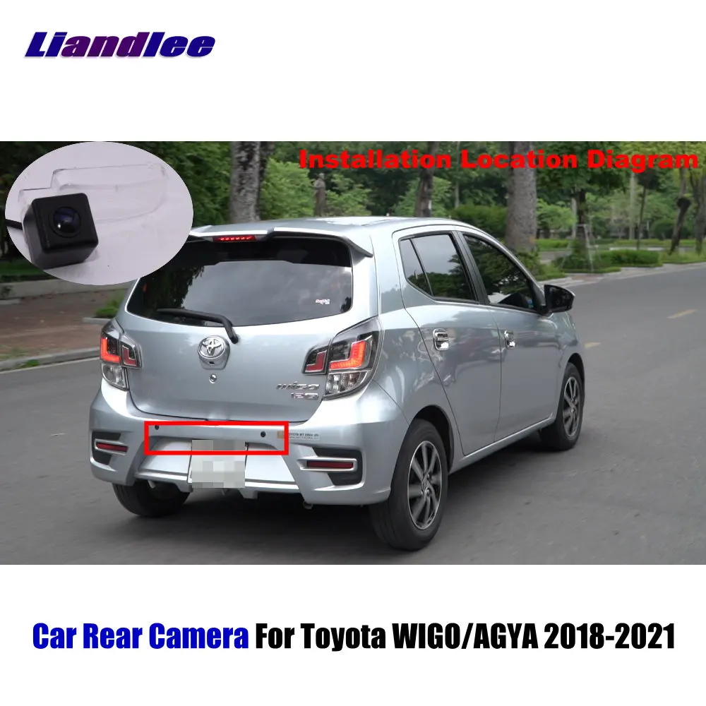 

Car Reverse Rear View Camera For Toyota WIGO / AGYA 2018 2019 2020 2021 Auto Parking Backup CAM Full HD Vehicle Accessories