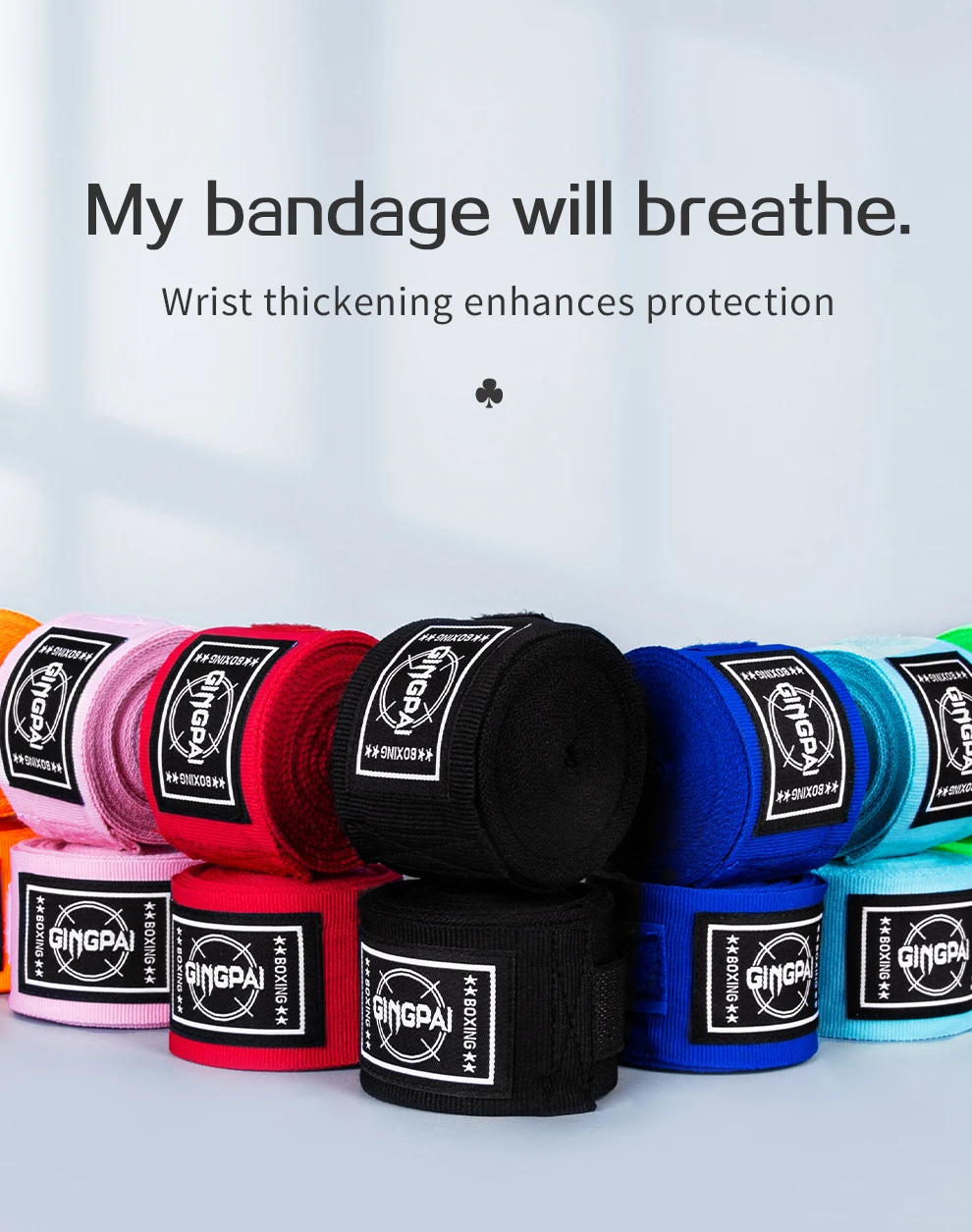 2 Stück 1,5/3/5 m Boxhandschuhe, elastische Boxhandbandagen, atmungsaktive Muay-Thai-Handbandage für Kickboxen, Muay Thai und MMA – Detail 1