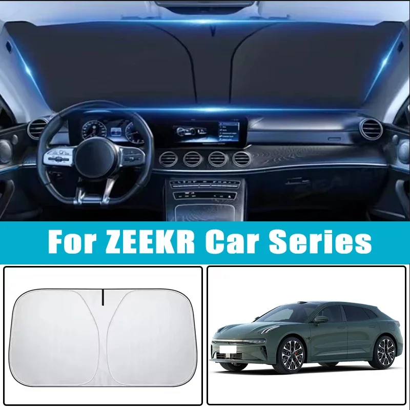 

Car Windshield Sunshade for ZEEKR 001 007 009 X 7X 8X 9X MIX Front Window Sun Shade Heat Insulation Auto Accessories