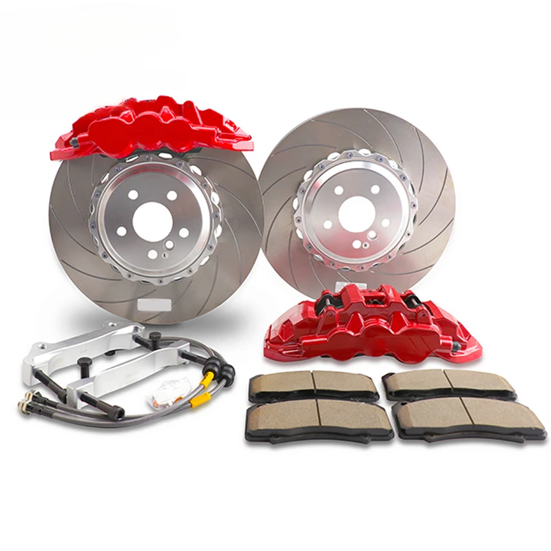 

Racing Big Brake Kit AP Radical 8520 6 POT Caliper Brake Discs Brake Pads for Honda VW AUDIcustom