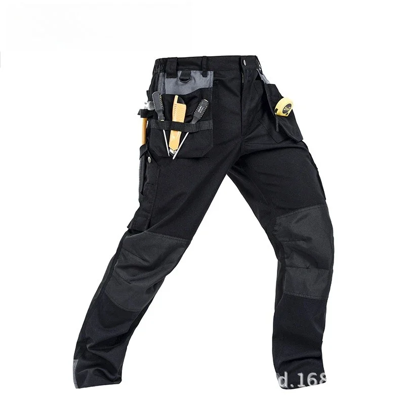 DurableTooling Work Clothes Labor Insurance Men's And Women's Trousers Multi-pocket Wear-resistant Strong Machine Repair Pants L