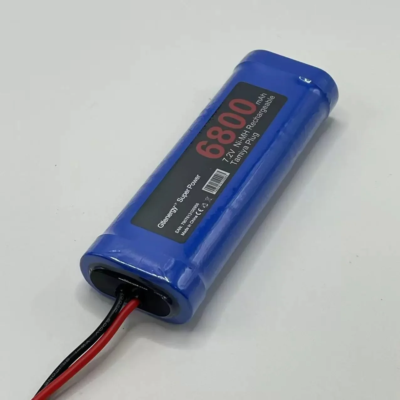 7.2V 6800mAh SC Ni-MH Rechargeable Battery Pack, Tamiya Plug High Capacity Nickel-Metal Hydride Battery for RC Toy Car Boat