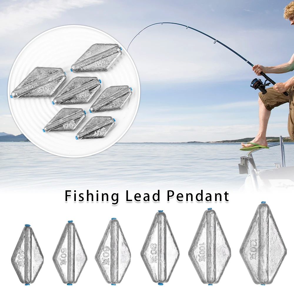 40-120g Heavy Lead Sinke Fishing Gear Weights Flat Shaped Fishing Lead fall Line Sinkers Plastic Coated Fishing Accessories