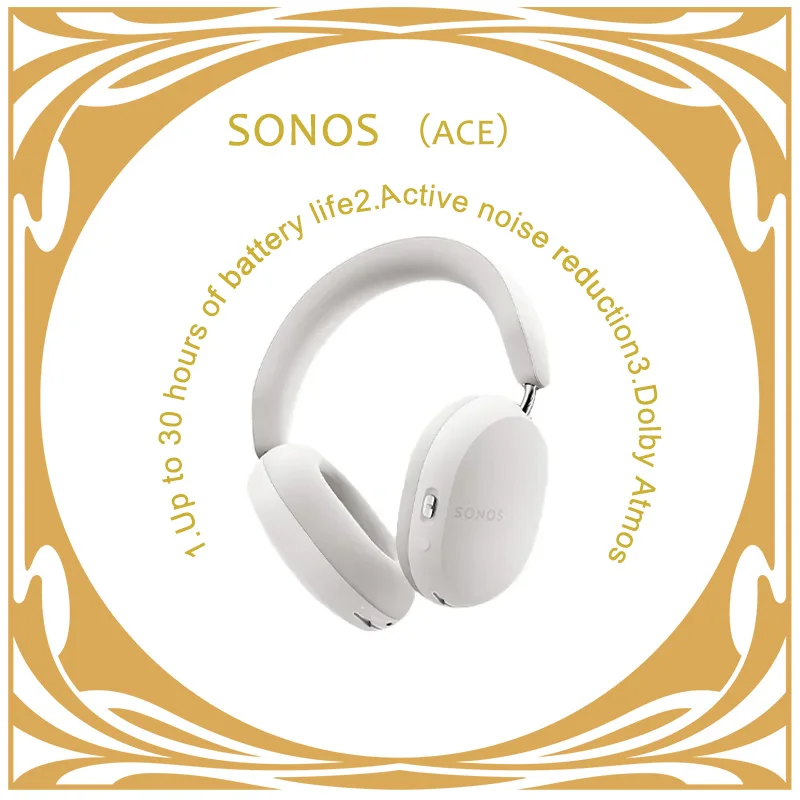 SONOS Ace casque sans fil HIFI Bluetooth casque suppression Active du bruit haute rsolution Dolby Atmos casque personnalis