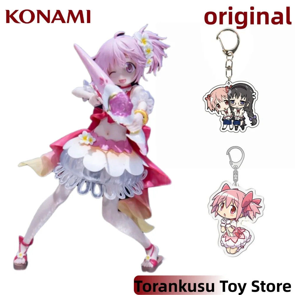 

Konami Magia Record Mahou Shoujo Madoka Magica Gaiden Аниме Kaname Madoka Фигурки Модель Фигурка Оригинальные Figuarts