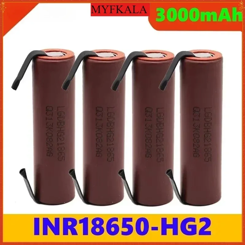 

Brand new 18650 HG2 3000mAh with strip welding screwdriver battery 30A high current+DIY nickel Inr18650 HG2️️