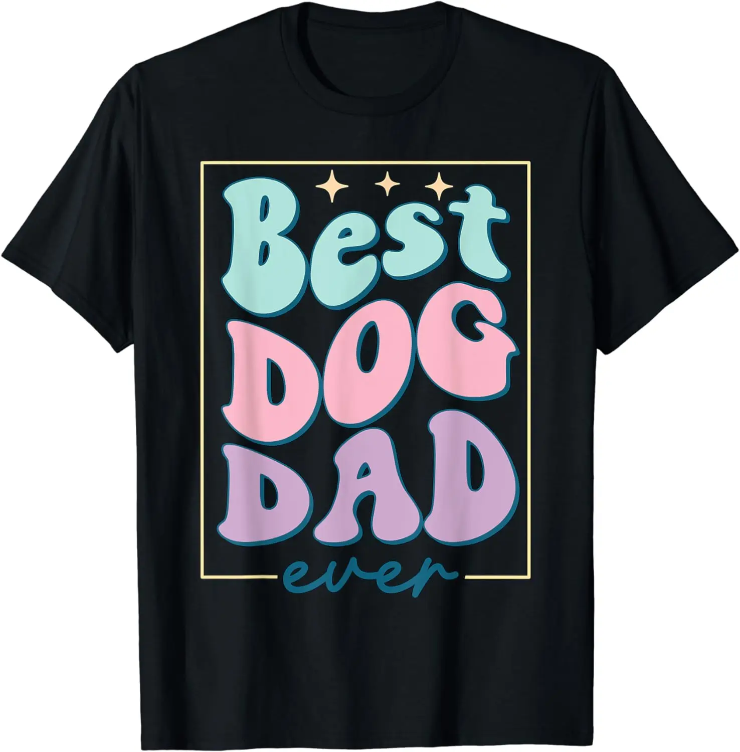 

Футболка с надписью «Best Dog Dad Ever»
