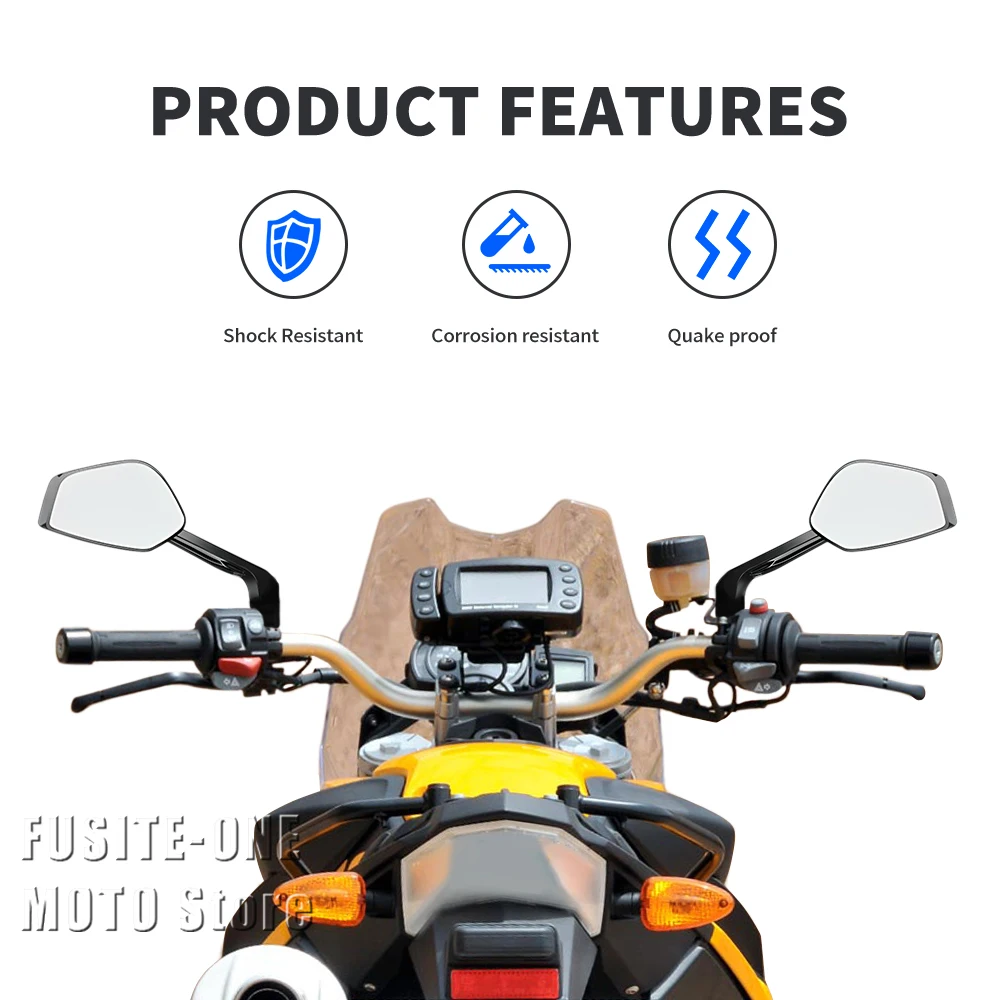 For BMW F 650 GS F650GS F650 650GS 2003-2019 Adventure Motorcycle Accessories Side Rear View Mirror