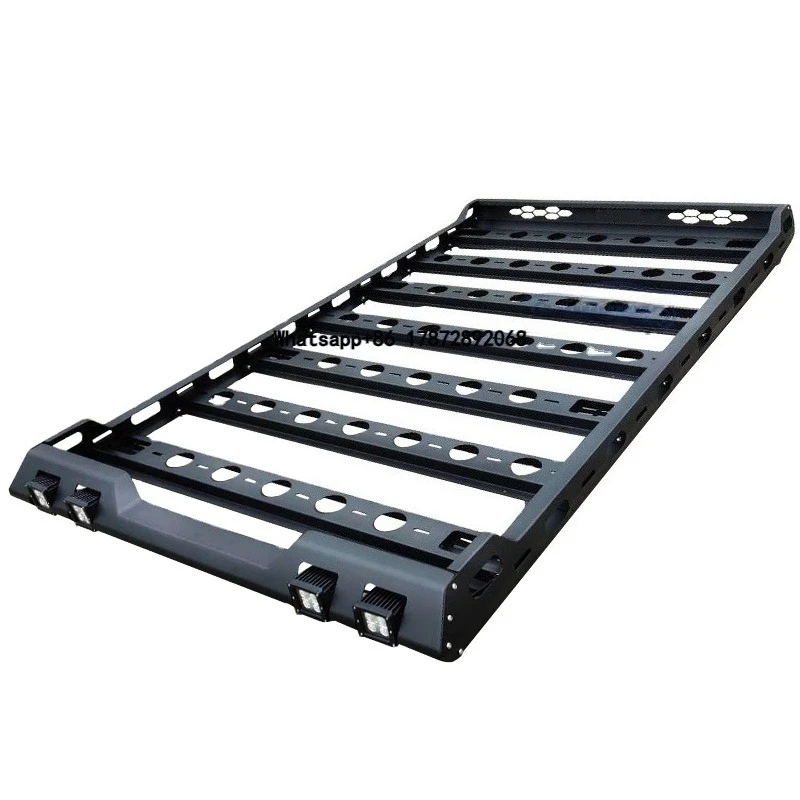

Customized Flat Bike Rack for F150 LC80 Fortuner NP300 Hiace Van Tacoma Steel Iron Aluminum Pad Car Roof Racks
