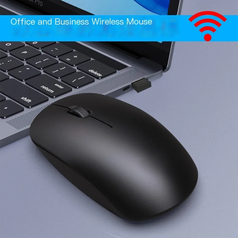 Souris optique sans fil 2.4G, muette, USB, ergonomique, pour ordinateur portable, bureau, business, e-sports, nouveau