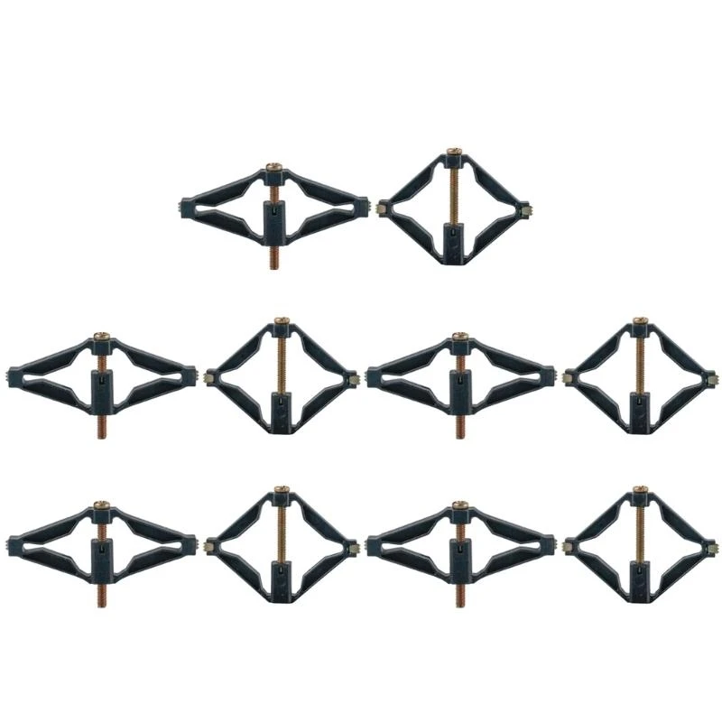 5ASD 10PCS Outlet Box Box Restorations Clip Clip Outlet Box Reply Set للمفاتيح والمقبس
