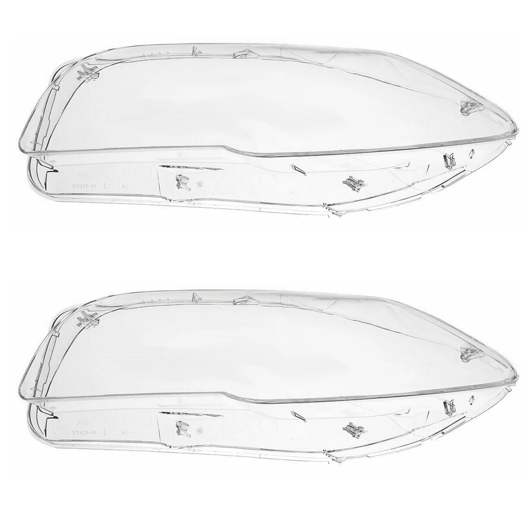 

2X Car Front Headlight Head Light Lamp Lens Cover for BMW-5 Series F10 F18 520 523 525 535 530 2010-2014 Left