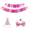 Pink 3 pcs Set Bow