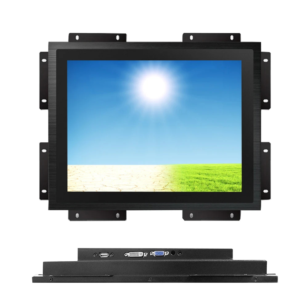 Pure flat panel 17 inch industrial open frame touchscreen monitor for Vending Machines