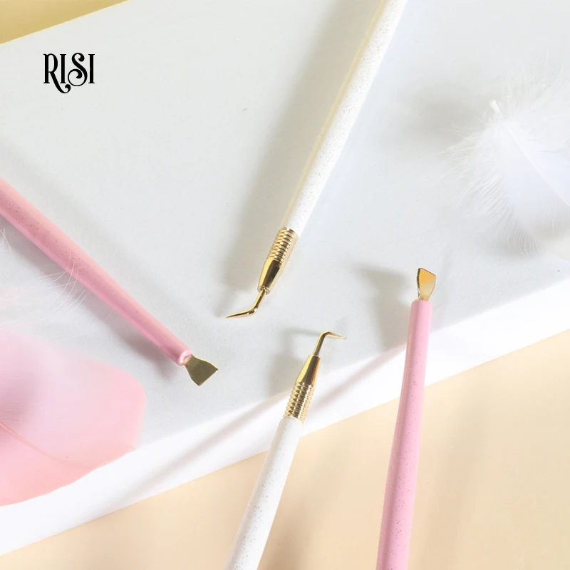 RISI Eye Lash Lift 2 In 1 High Quality Lash Lift Tools Stainless Steel Lash Isolator Pink White Lash Lift Separator