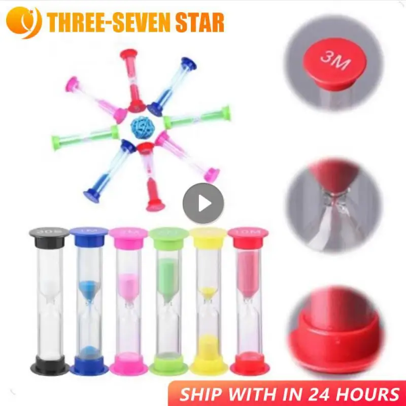 2/3/5/10 Minute Colorful Hourglass Sandglass Sand Clock Timers Sand Timer Shower Timer Tooth Brushing Timer Children Home Decors