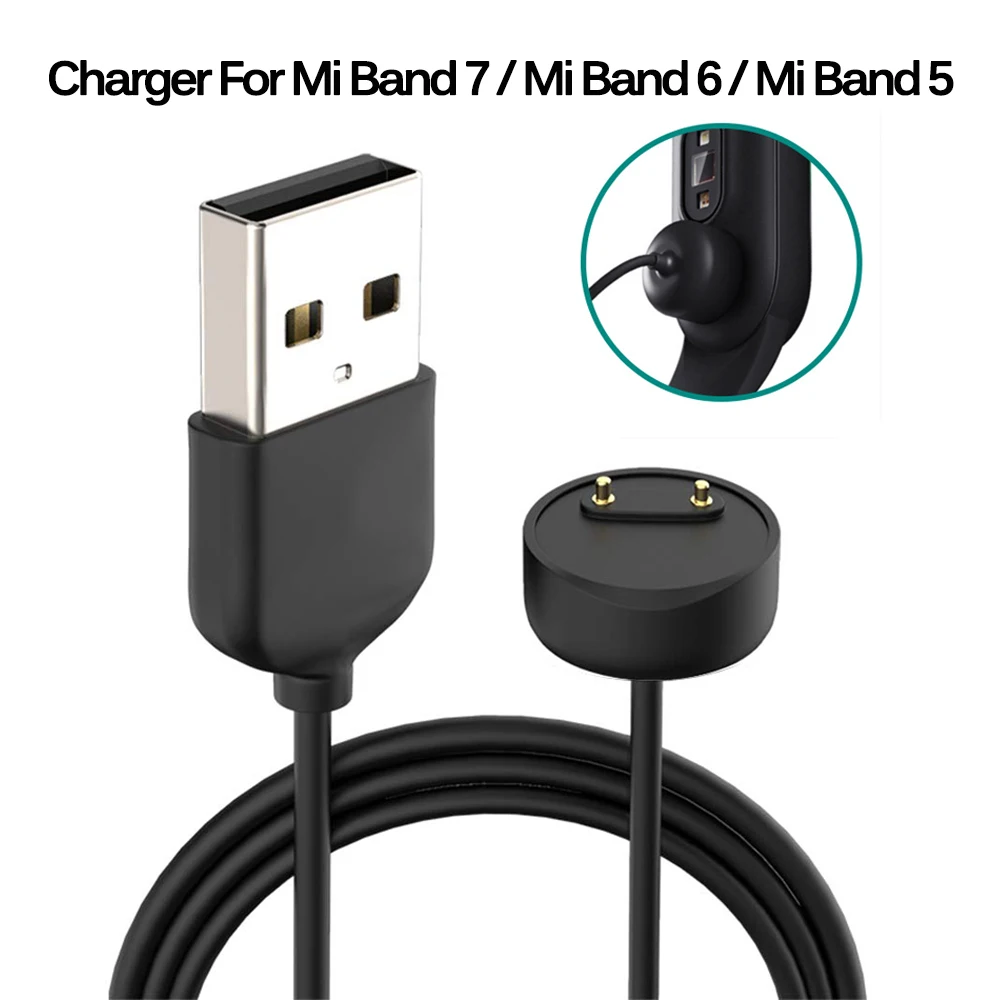 

For Mi Band 7 Smart Watch Charging Cable For Xiaomi Mi Band 6 Charging Miband 5 USB Charger Data Cable Xiaomi Watch Adapter