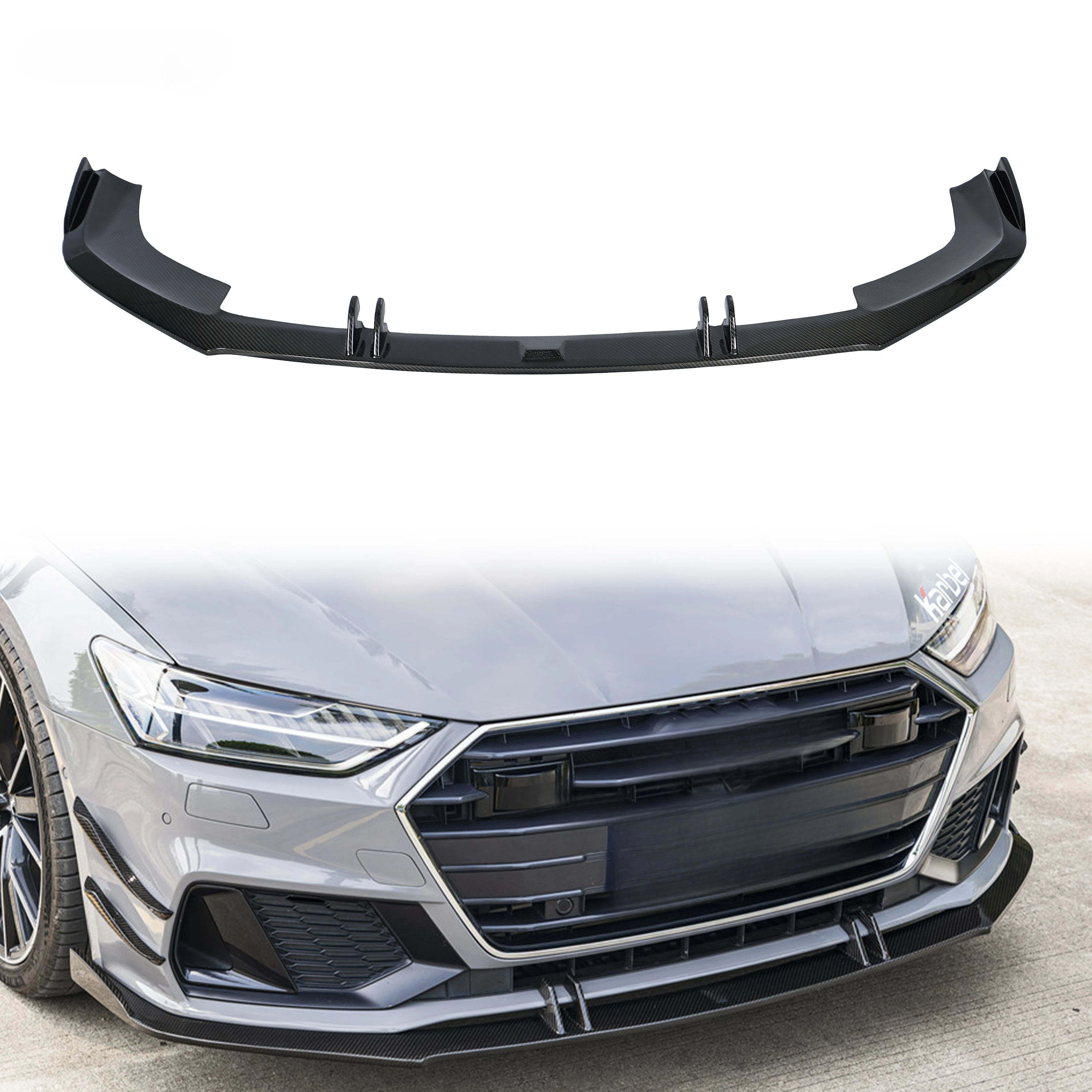 

STLF TJH Высокое качество Прямые продажи с фабрики в стиле Karbel, задний диффузор, бампер, комплект кузова, передняя губа для A7 S7 C8 2018-2023