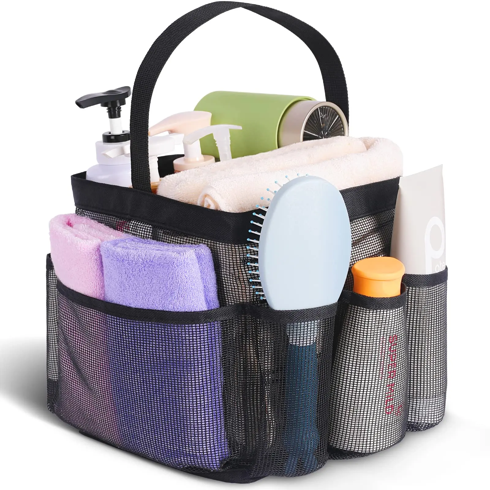 Transparente Netz-Kosmetiktasche, Wasserdichter Reise-Organizer, Tragbare Dusch- und Kosmetiktasche, Strand-, Fitness- und Badezimmer-Zubehör-Aufbewahrungstasche – Detail 1