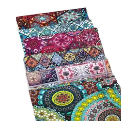 Africa Series Square Mysterious Religious Cotton Fabric Geometry flower Sewing Cloth Dress Clothing Textile Tissue Patchwork