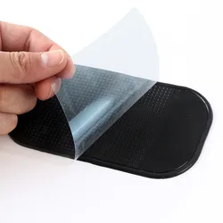1Pcs 13x7cm Car Anti-Slip Pad Interior Dashboard Phone Mount Universal Auto Storage Silicone Sticky Non-Slip Phone Holder Pad
