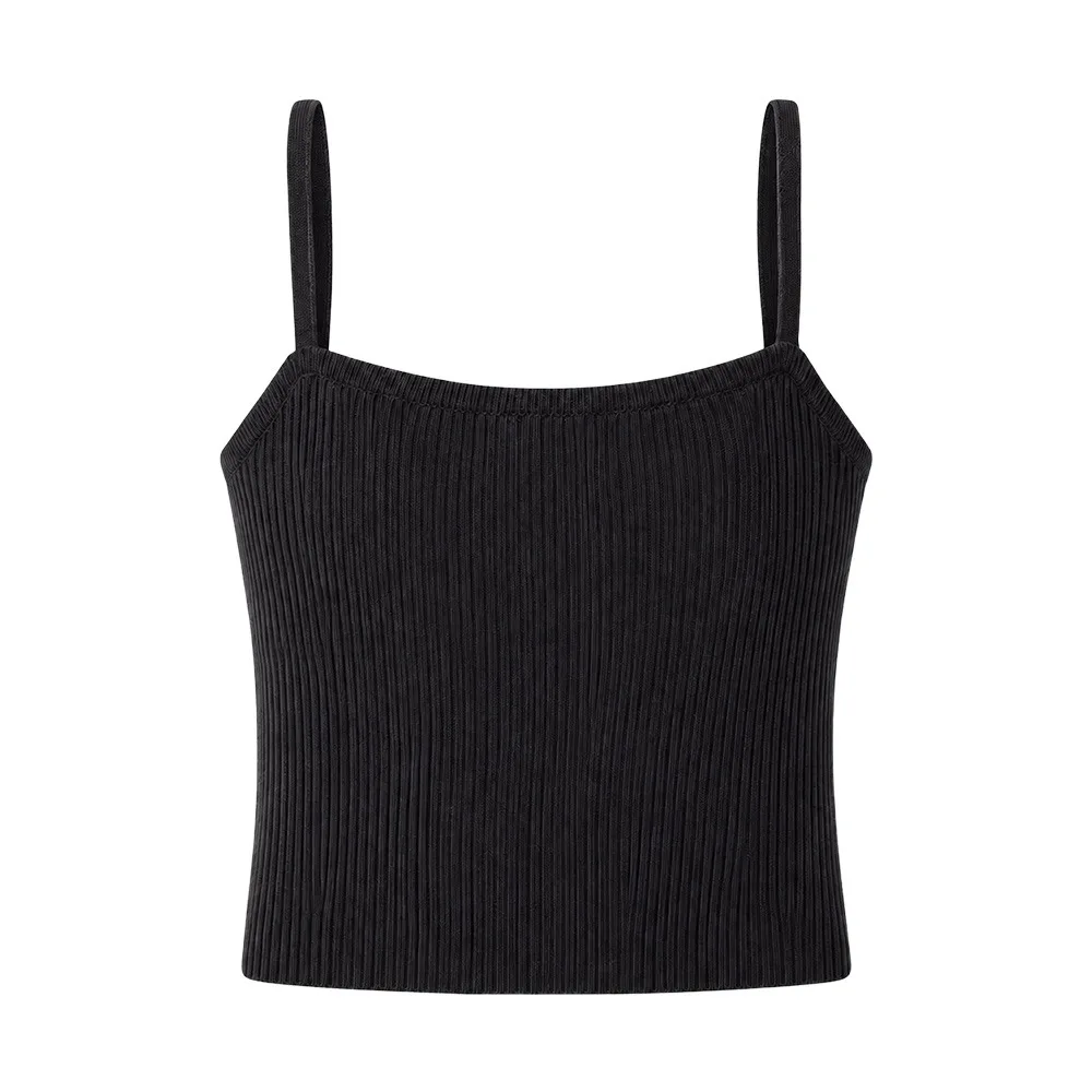 Casual Knitted Summer Tank Tops Sleeveless Slim Fitted Tops Chest Halter Underwear Vest Corset for Women