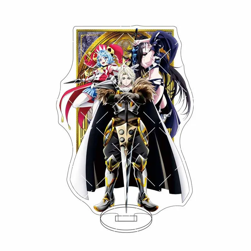 Exiled Heavy Knight Knows How To Game The System Anime Figure Display Acrylic Stand Model Plate Desk Ornaments Accessories