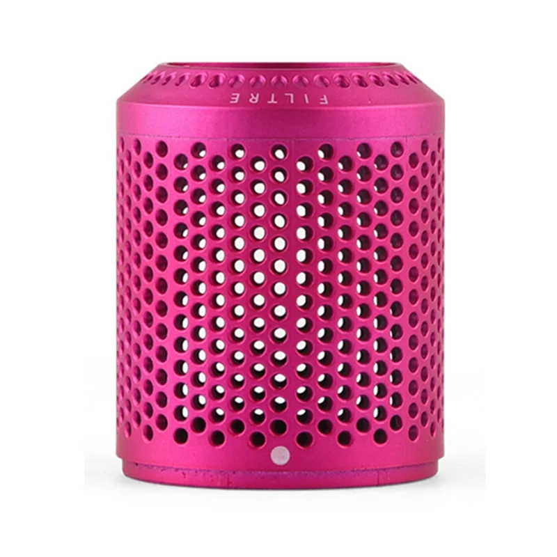 A14G-مناسبة لمجفف الشعر دايسون HD01 HD03 HD08 غطاء مرشح خارجي مقاوم للغبار ملحقات المكنسة الكهربائية باللون الأحمر الوردي