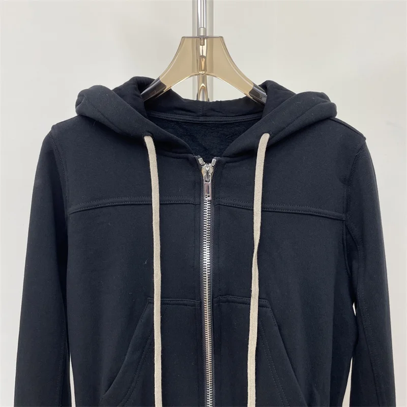 Women's sweatshirt New zipper slim fit hooded long sleeved top for autumn 2025 High quality pure cotton hoodie y2k women's coat