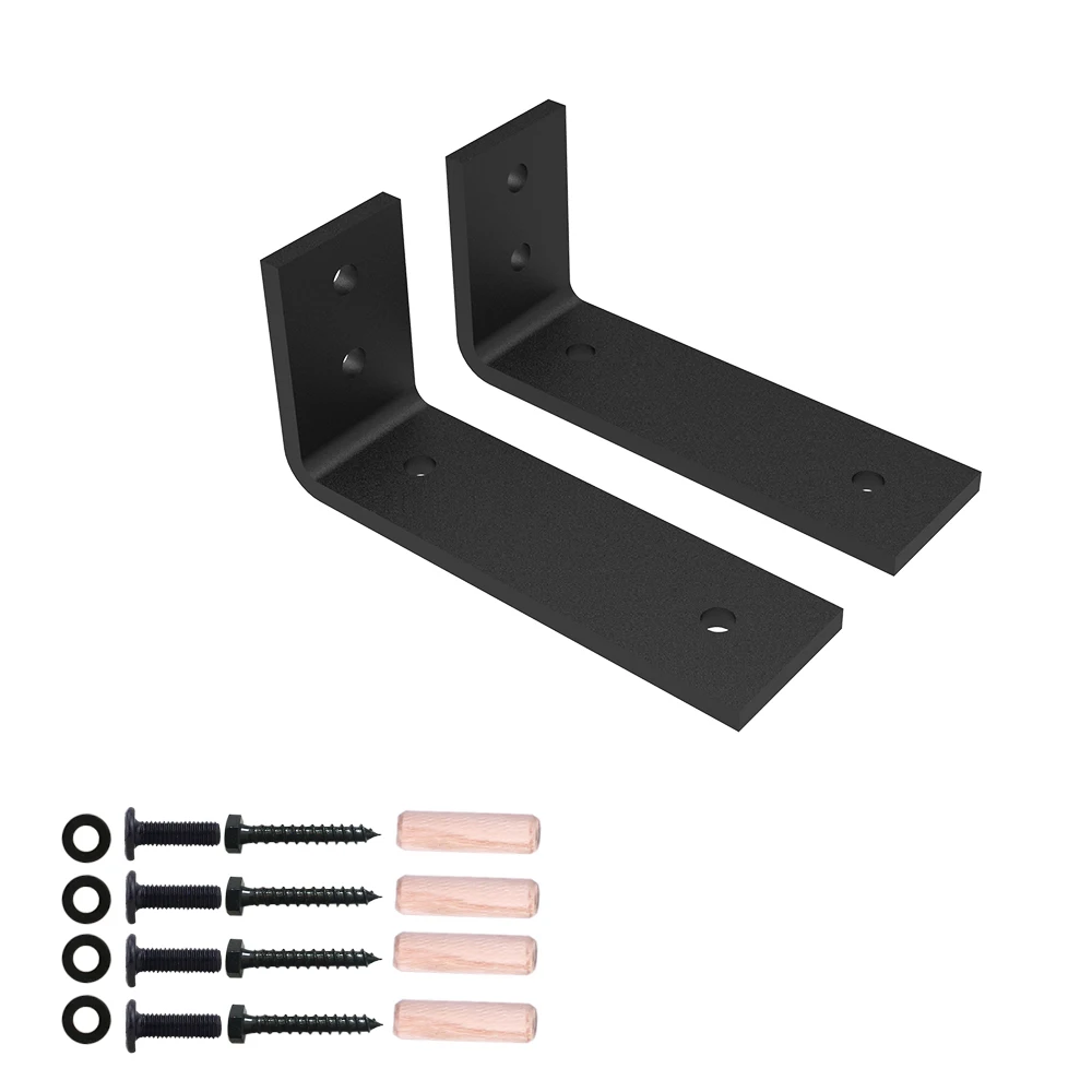 دعامة مسار تثبيت على السقف على شكل حرف L من CCJH، أجهزة لتوصيل القضبان المنزلقة الالتفافية، قطعة واحدة #5