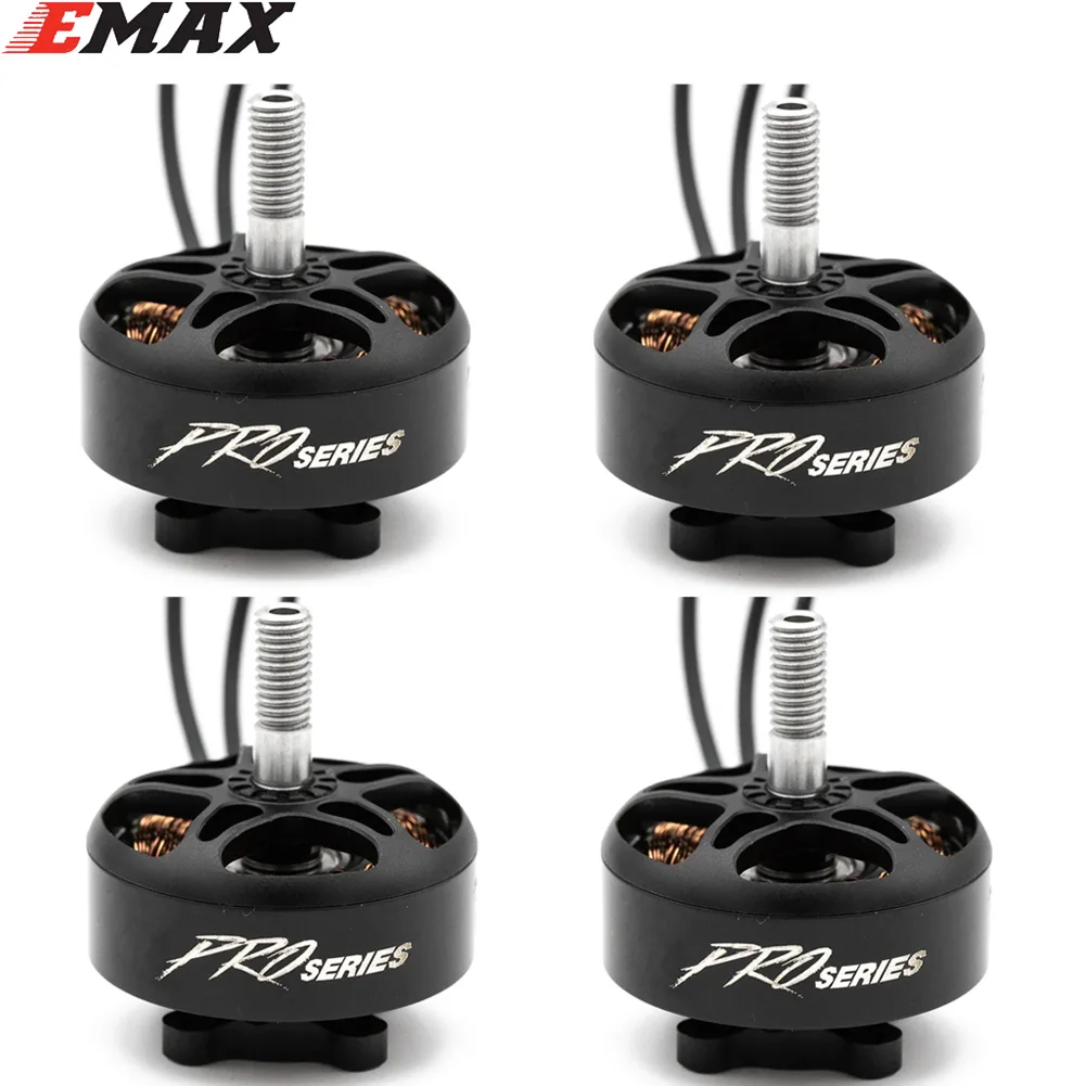 4pcs EMAX PRO Series 2808 1350KV 1500KV 3-6S 1900KV 3-4S Brushless Motor for 5 Inch to 7 Inch FPV RC Racing Drones