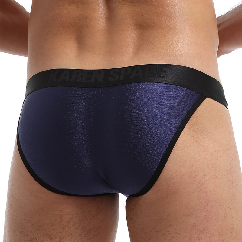 Men\'s Sexy Underwear Briefs U Convex Pouch Underpants Panties Comfy Breathable Low Waist Male Lingerie