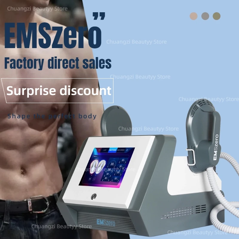 EMSzero 14 Tesla 6500W RF EMS Portable Muscle Slimming And Weight Loss Engraving Body Sculpting Machine Salon