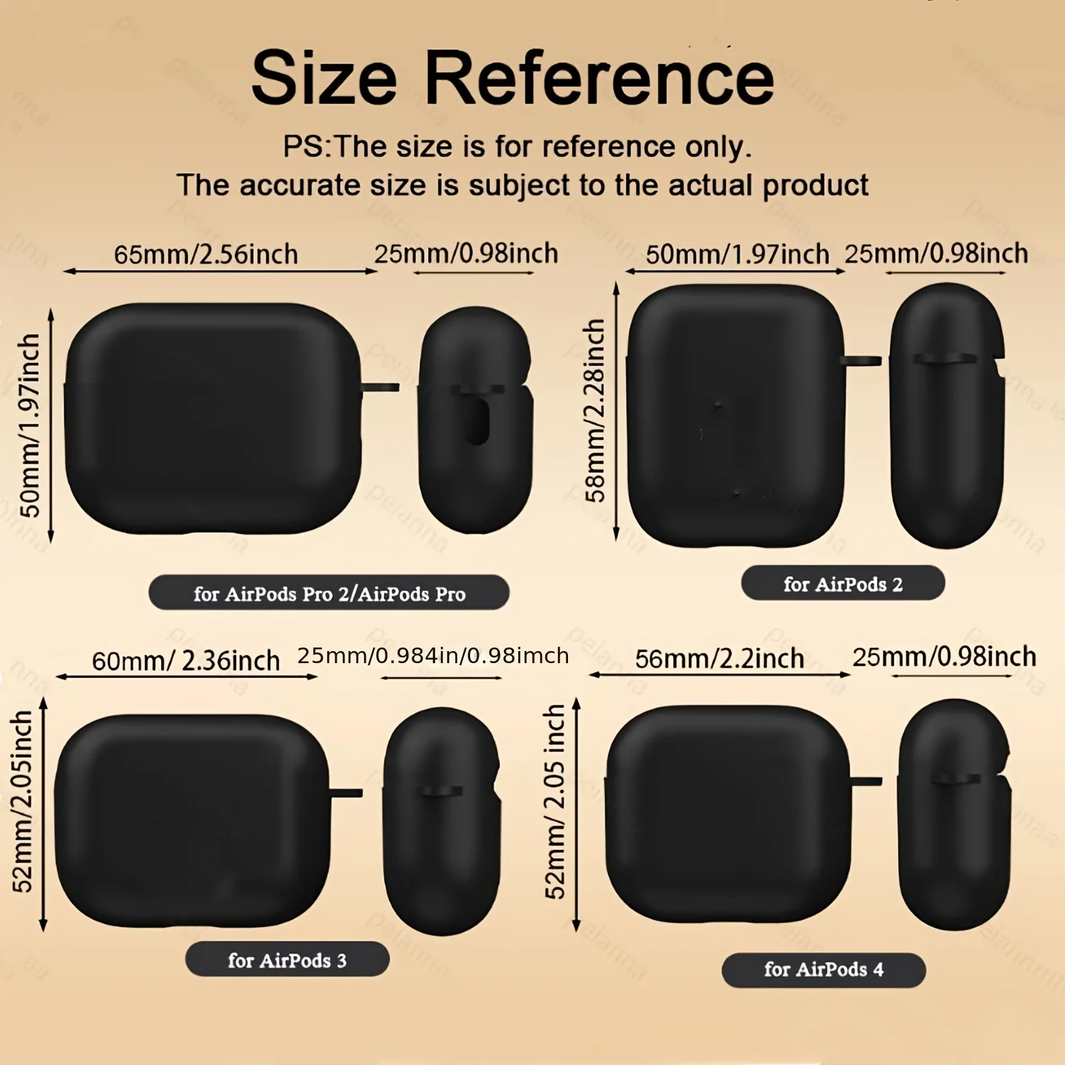 Soft Skin Case For AirPods Pro 3 Silicone Case with Keychain & Cleaning Kit for Women Men for AirPods Pro 3rd Generation(2025)