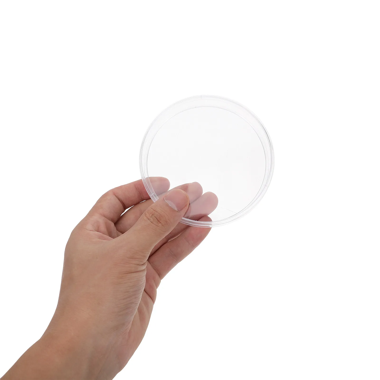 10Pcs Clear Plastic Petri Dishes with Lids Versatile Culture Plates for Education Lab Research Cell Culture Mycology Supplies