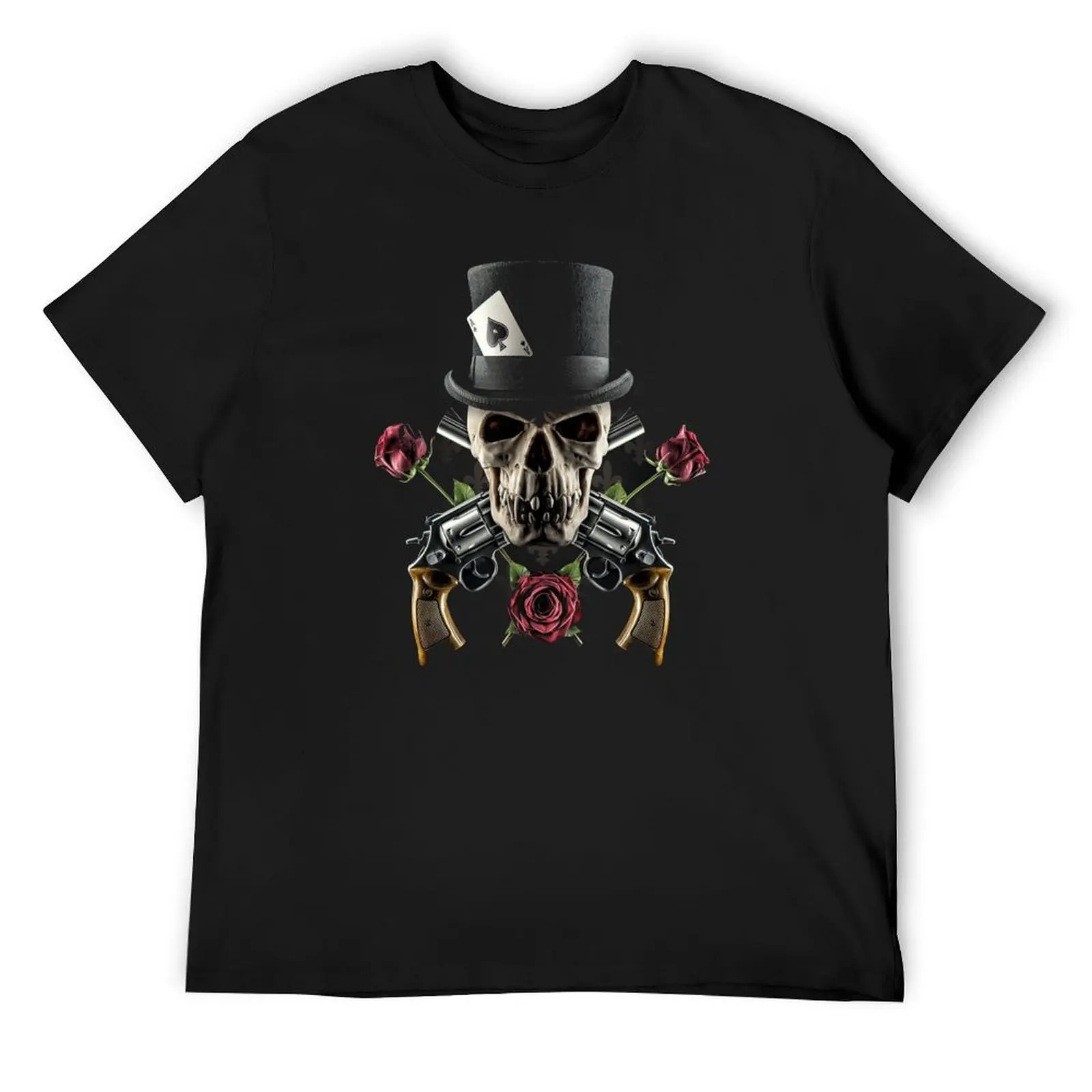 

Guns And roses T-Shirt Funny t-shirt gifts for boyfriend Luxury man oversized t shirts for men