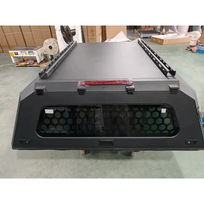 Best SellingHeavy-duty Hardtop Pickup Canopy   Rust-Proof Black Matte Truck Topper AluminumHigh Quality
