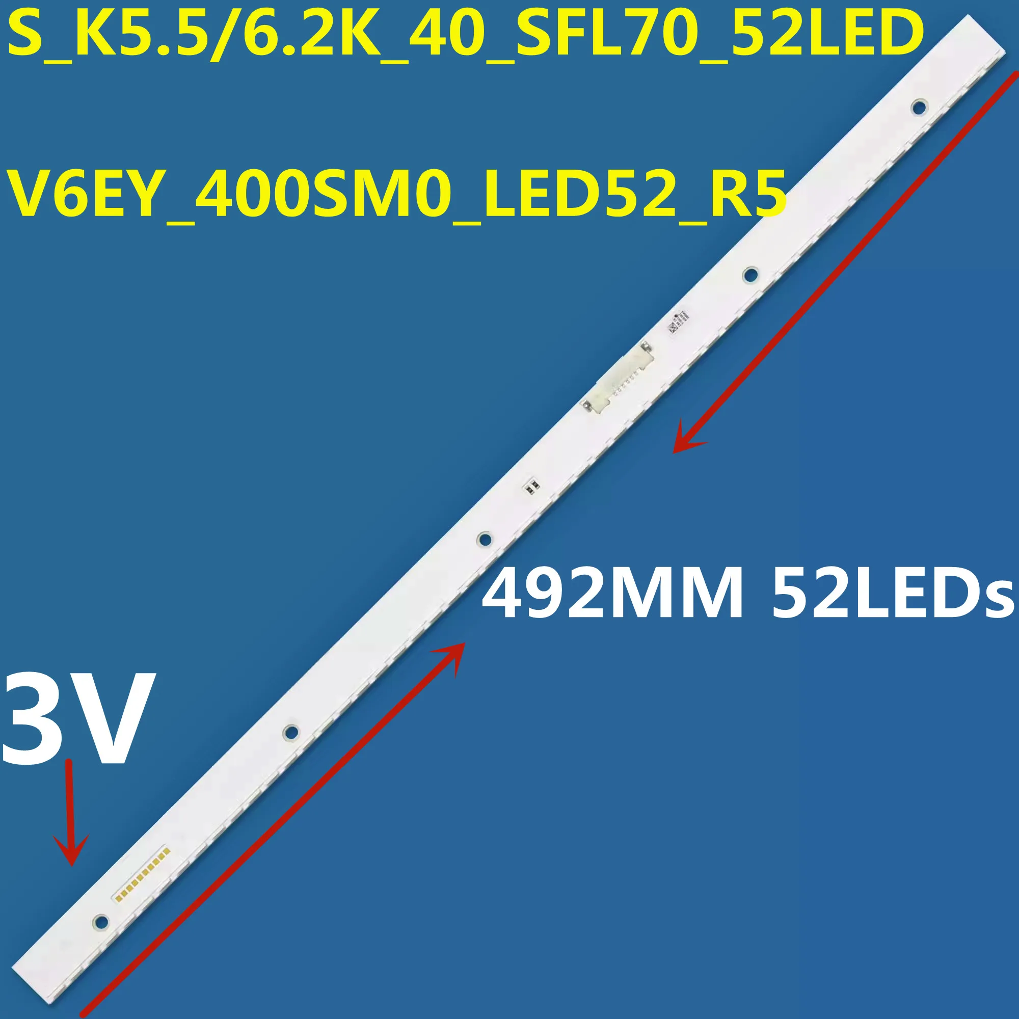 

Новая светодиодная лента для S_K5.5/6,2 K _ 40 _ sfl70 _ 52led LM41-00298A UE40K5500 UE40K5510 UE40K5579 UE40K5600 UE40K5672 UE40K6300 UE40K6370