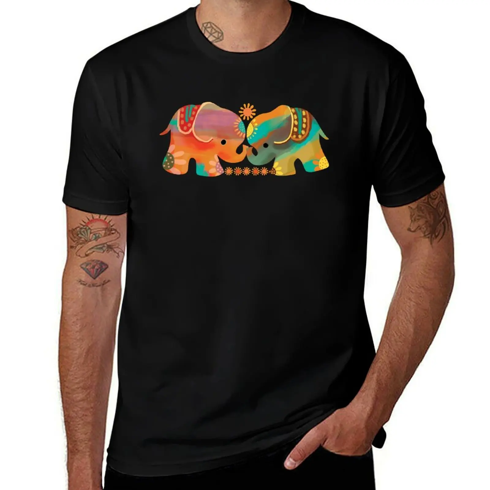 

Elephants T-Shirt anime t shirts essential t shirt korean fashion T-shirts oversize men tshirt