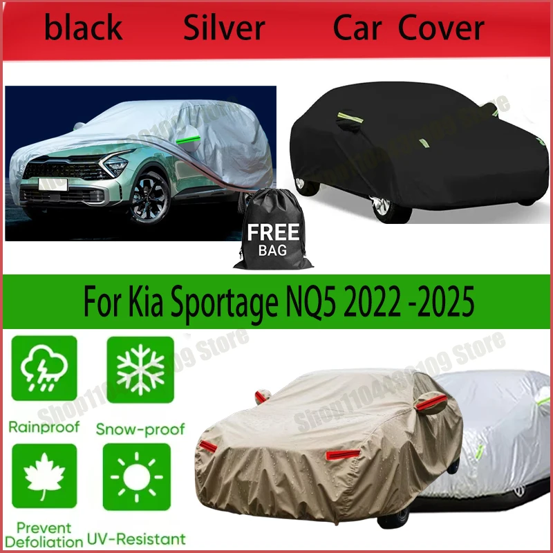 

For Kia Sportage NQ5 2022 -2025 Car Cover Sunshade UV-Protection Auto Cover Case Waterproof Dust-proof All Weather Outdoor