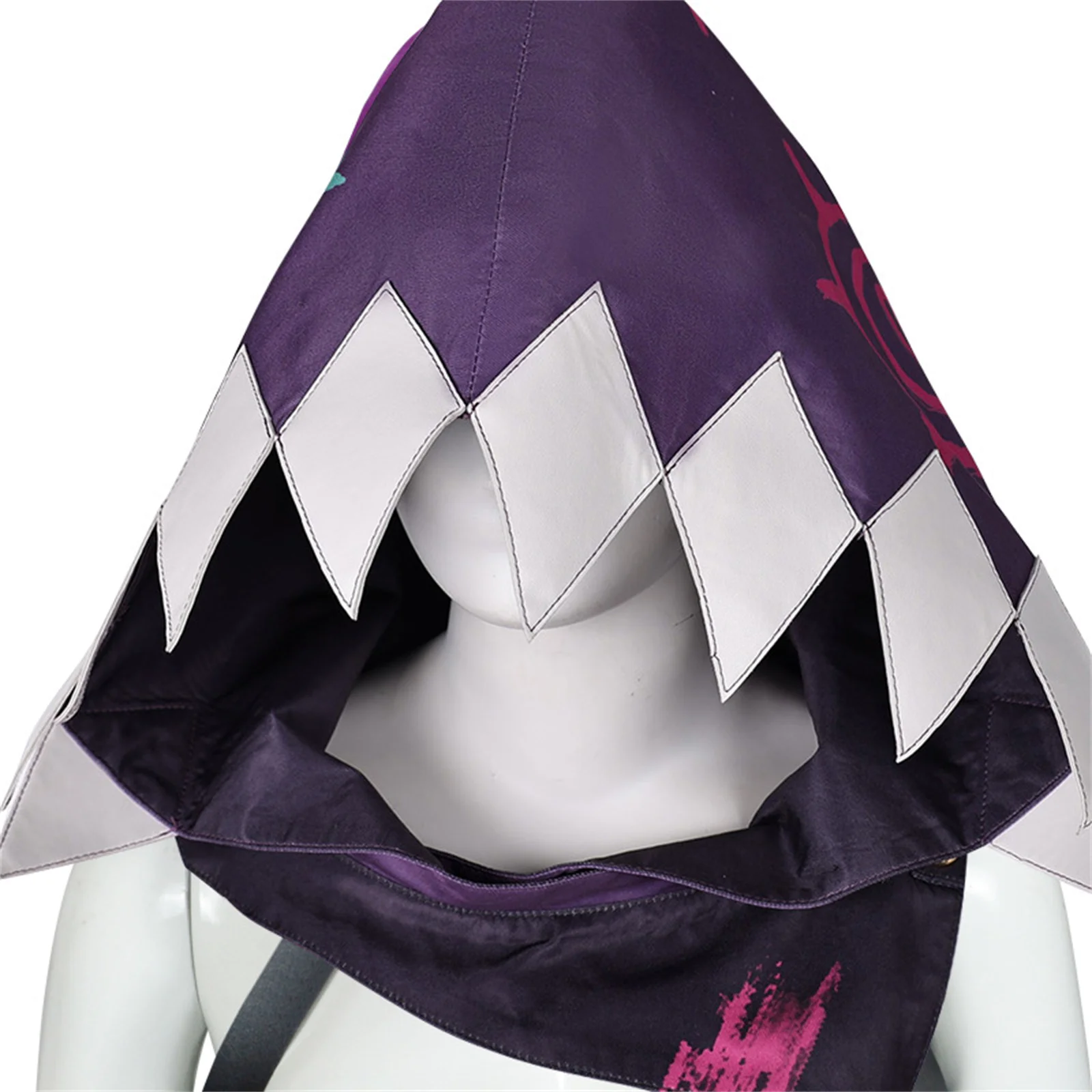 Game Jinx Cloak Cosplay Costume Wigs LOL Jinx Hoodies Jacket Hat Cape Women Disguise Fancy Dress Up Halloween Party Outfit