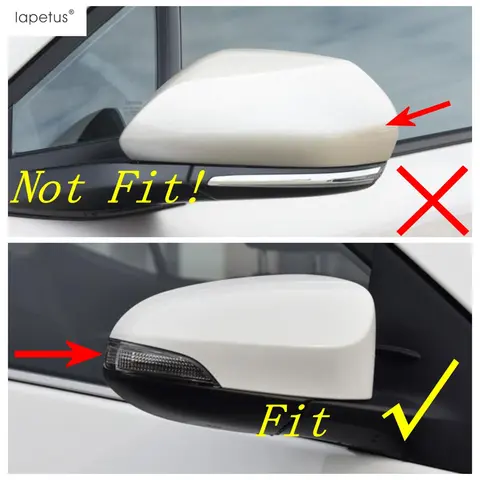 Rearview Side Door Turning Mirror Strip Decoration Cover Trim For Toyota C-HR CHR 2016 - 2021 ABS Chrome Accessories Exterior 10 best sales toyota chr styling - №3