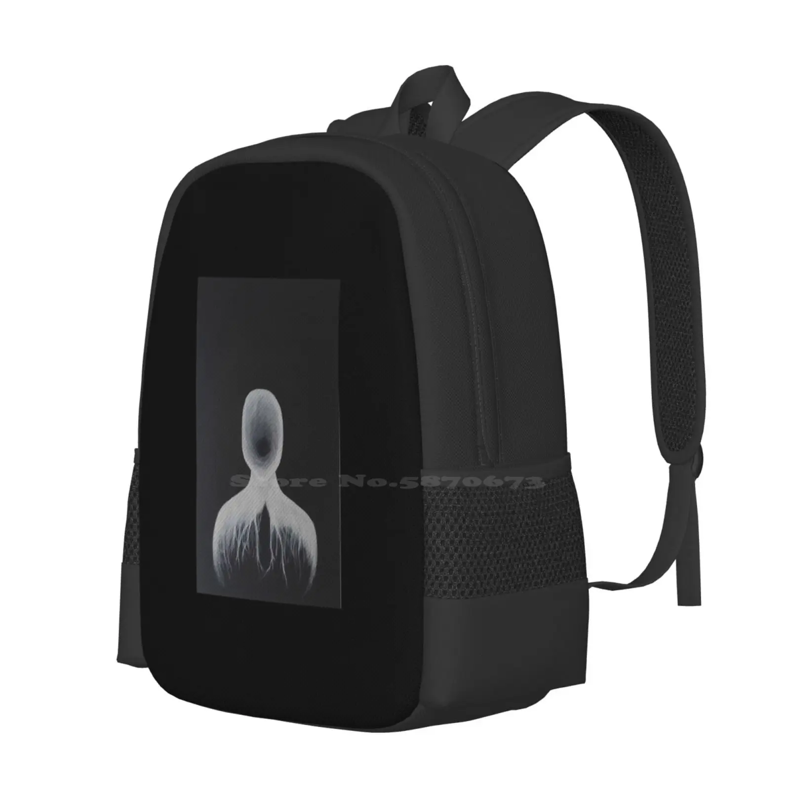 Emptiness Hot Sale Schoolbag Backpack Fashion Bags Dark Black White