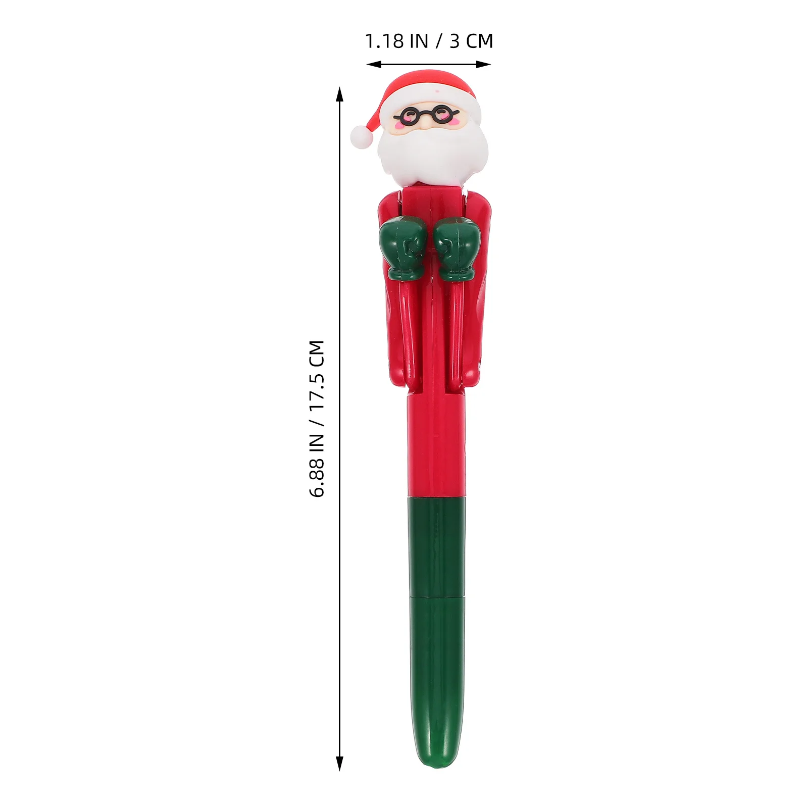 Fun Christmas Pens 1 Unit Animated Boxing Feature Easy Writing Reliable Performance Amusing Study Accessory Holiday Season Pens